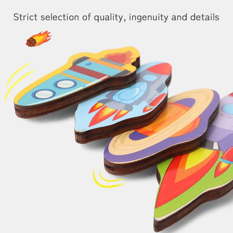 New Hot Sale  Wooden Star Trek Lost in space  Mobile  maze game for child