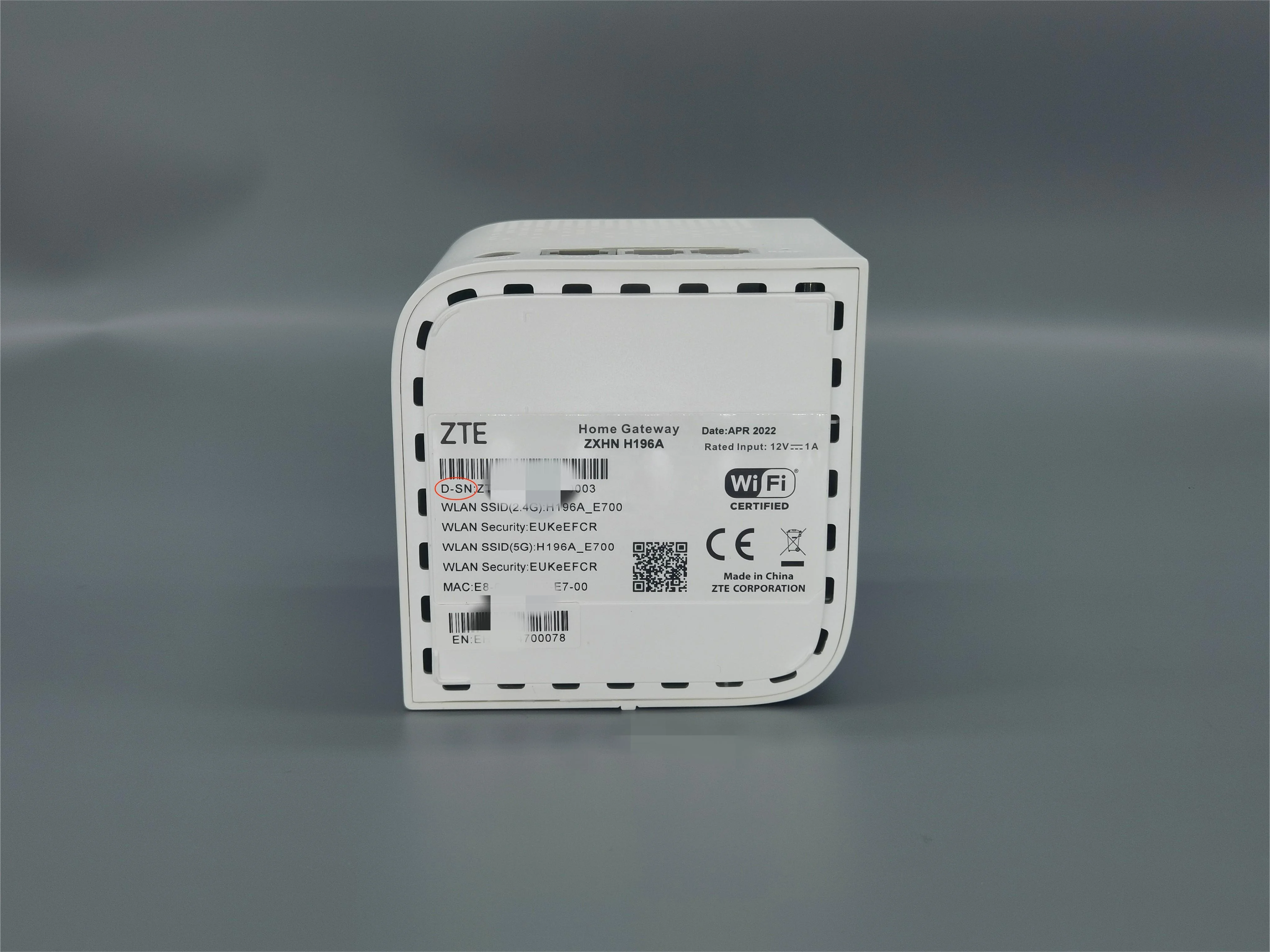 New ZXHN H196A AC1200 gigabit dual band 1GE WAN+2GE LAN Mesh fiber FTTH wifi routers Compatible with ZTE OLT ONU