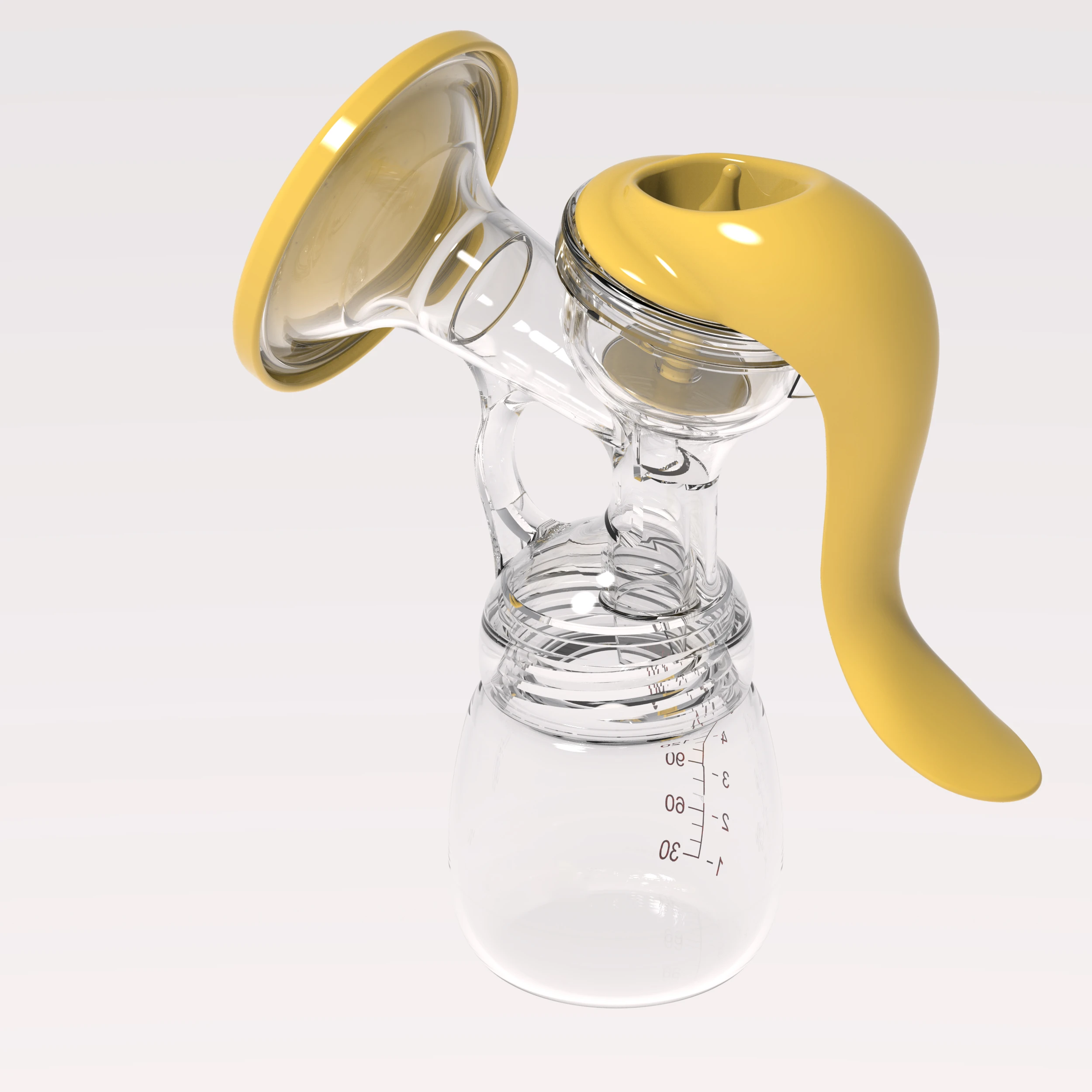 Ergonomic Design Best Affordable Silicone Manual Breast Pump Baby Milk Pump For Sale