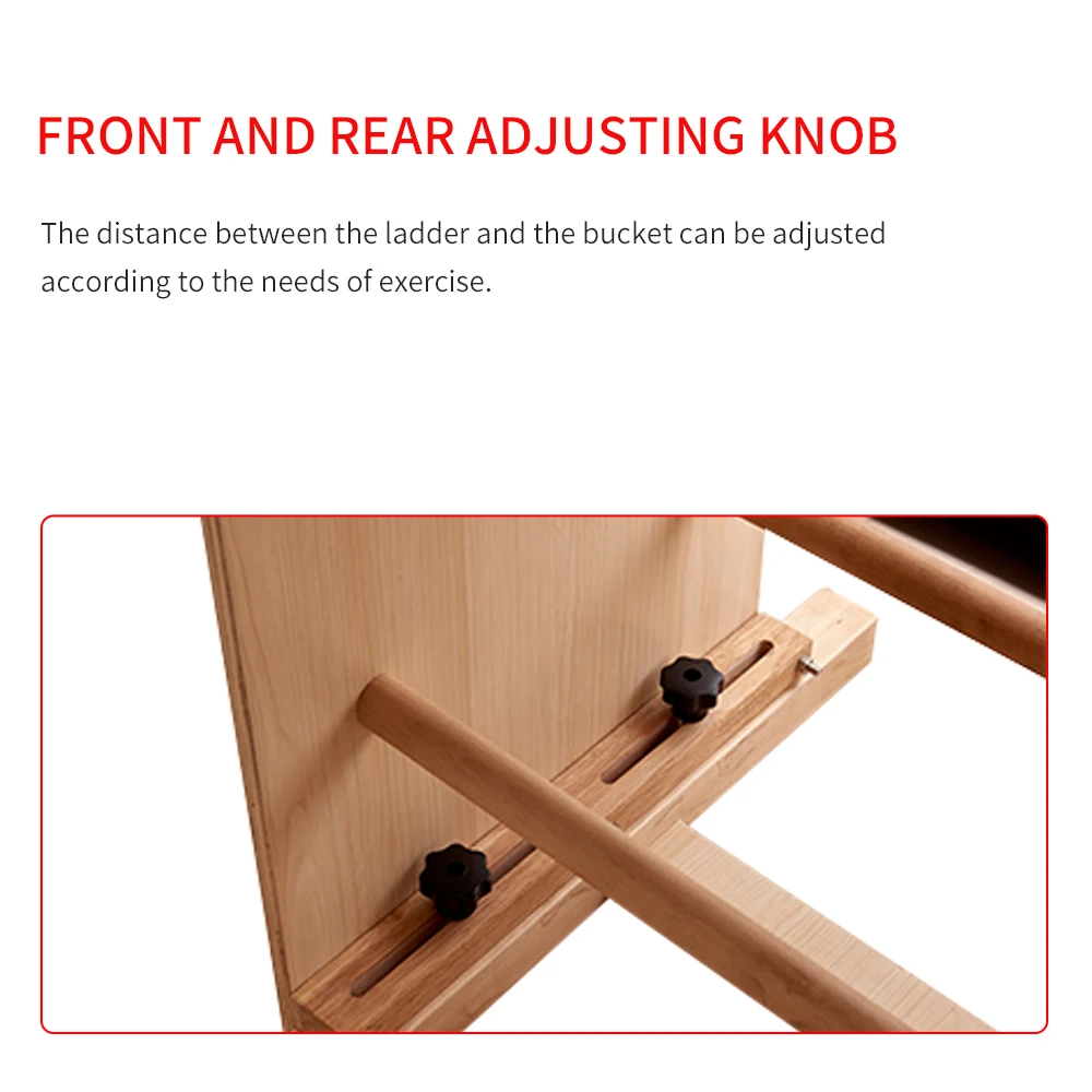 SQ FITNSS Yoga Gym Pilates Equipment Pilates Studio Ladder Barrel Wooden Base Multi Home Gym Equipment Pilates Barrels