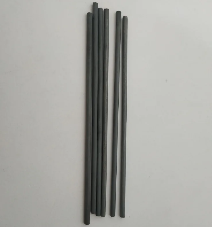 zhijing Silicon carbide Ceramic Stick SSIC Sic Solid  Rod For Kiln Hanging Furniture
