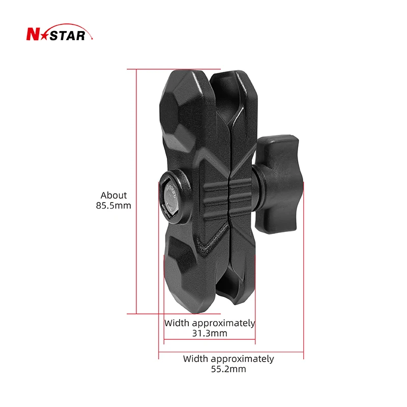 Cell phone holder for car motorcycle mount socket arm MWUPP bike bicycle phone stand 1' ball mount accessories for ram
