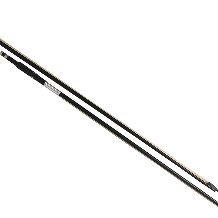 Advanced Wholesale price  high quality handmade black carbon fiber round stick violin  bows BW100 4/4 3/4 1/2 1/4 1/8