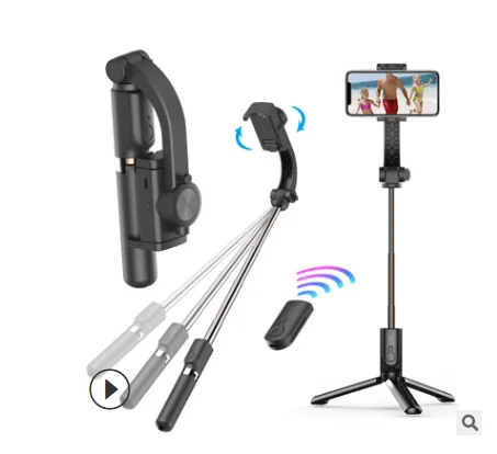 2021 Прямая поставка Горячий мобильный телефон gs30 Gimbal стабилизатор камера селфи палка штатив ручной лицо отслеживания BT Держатель Estabilizador
