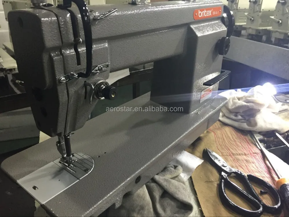 BR-6-1 durable fine service Industrial Lockstitch for JEANS and POLO SHIRT Sewing Machine