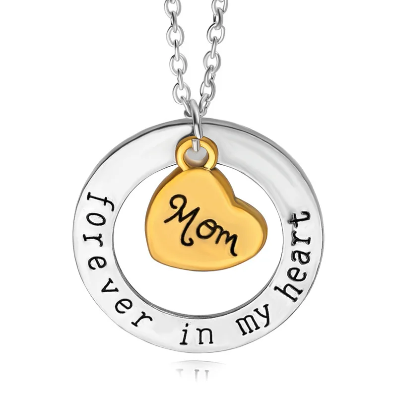 I Love You To The Moon and back pendant necklace Mom dad Aunt Uncle Son Daughter Family Member Necklace
