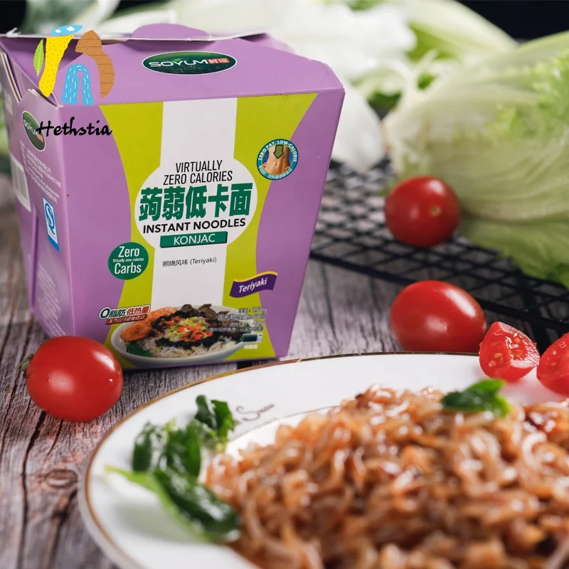 Keto food рамен с низким содержанием углерода konjac shirataki без глютена для