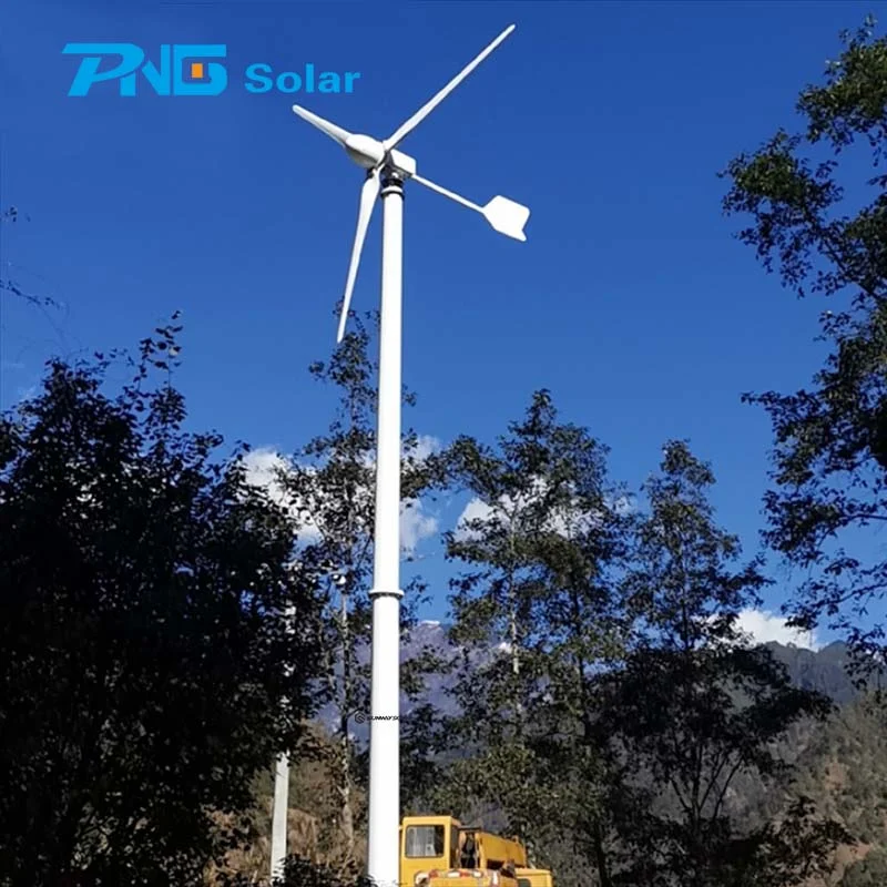 PNG Wind system  Off Grid System 5kw Wind Turbine Wind Beautiful Product