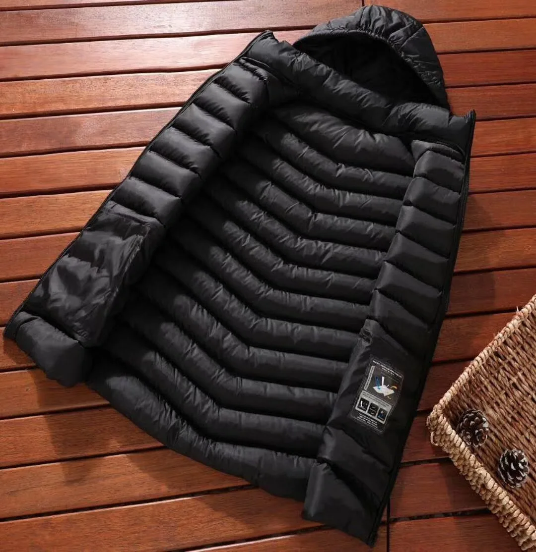 Новая модная Легкая стеганая куртка, Мужское пальто без рукавов