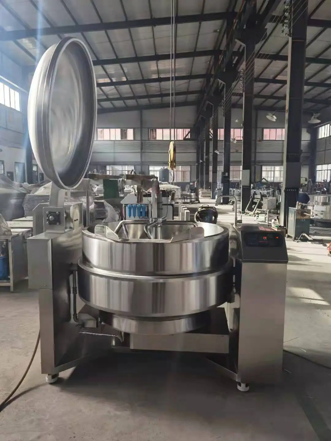 Газовая кастрюля для приготовления пищи с микшером и подогревом