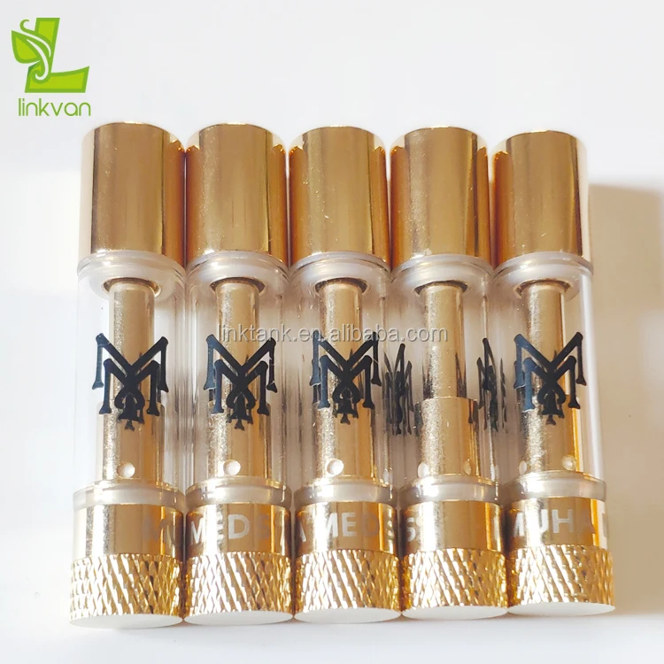 Wholesale 1 Gram muha meds cartridge Vape pen Bulk Disposable No Leaking 1ml Custom Private Label 510 thread Ceramic Cartridge