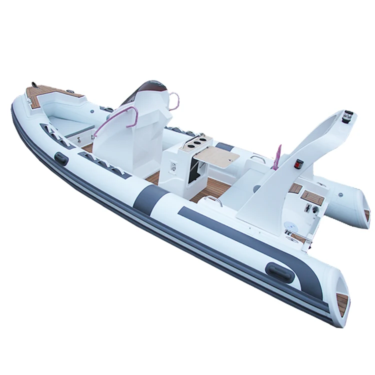 19ft luxury tender yacht 5.8m fishing boat with luxury seat rib 580 with CE certification