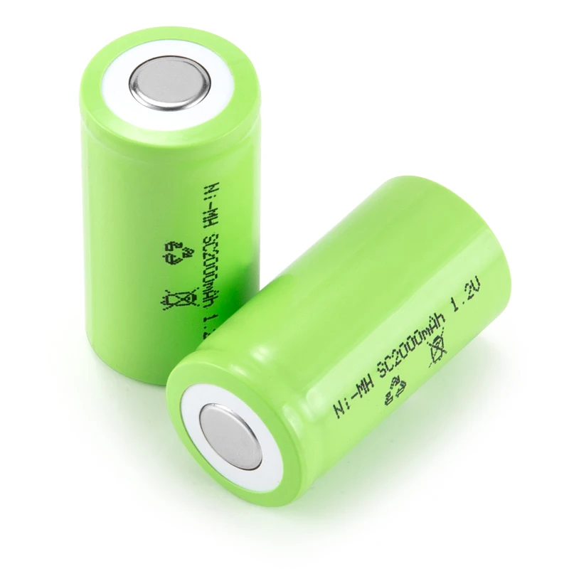 Preferential price SC battery 1.2V 1000mAh 2000mAh 3000mAh NimH rechargeable battery