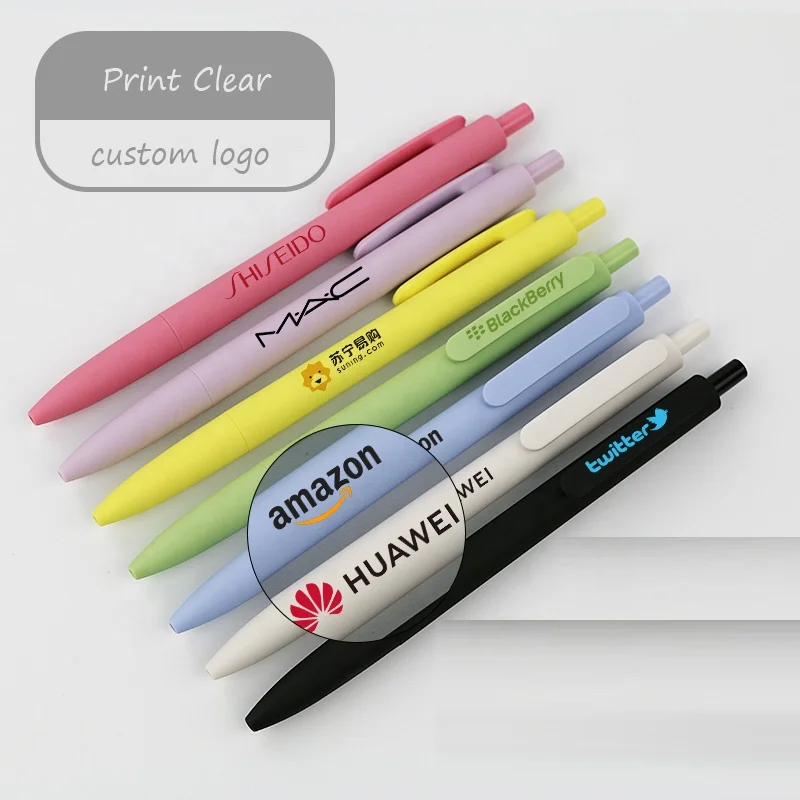 2024 новые высококачественные рекламные фирменные пластиковые ручки сублимационные пустые белые стило шариковая ручка с пользовательским логотипом