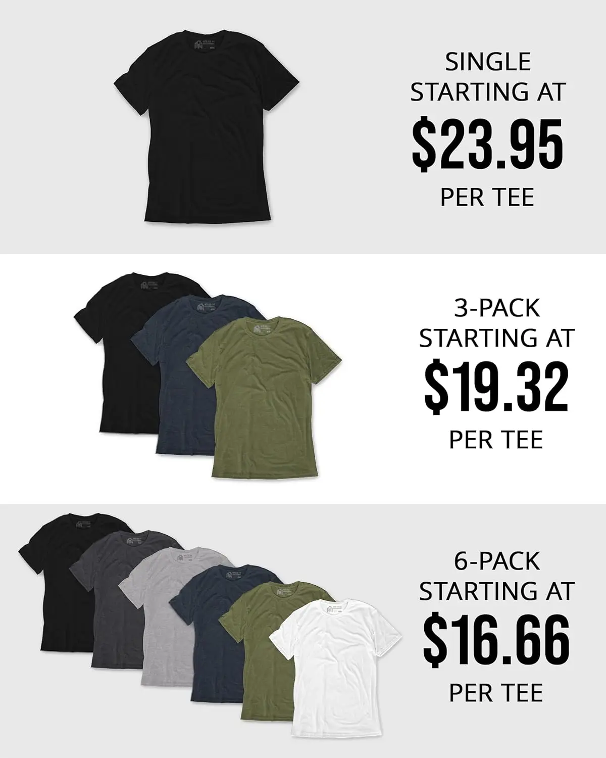 INTO THE AM Mens T Shirt - Short Sleeve Crew Neck Soft Fitted Tees S - 4XL Classic Tshirts