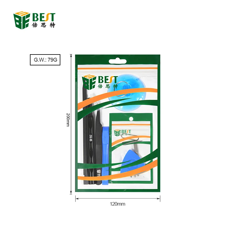 BST-500 Mobile Phone Repair Tools Plastic Pry Bar Opening Screwdriver Y0.6 P2 Disassemble Hand Kit for iPhone