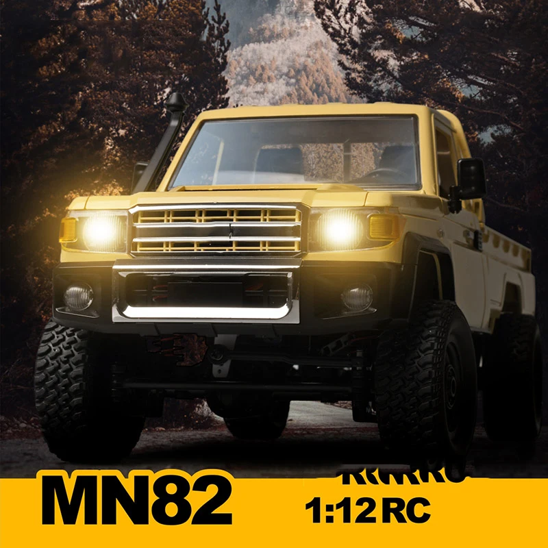 MN-82 RC Model Hobby RC Car 1:12 Scale 2.4Ghz 4WD Land Cruiser Off-road Vehicle Speed Control  Radio Control Car Toy