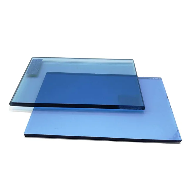 Price Superior Quality 6.38mm 8.38mm10.38mm12.38mm16.38mm Blue Skylight Tempered Safety Laminated Glass