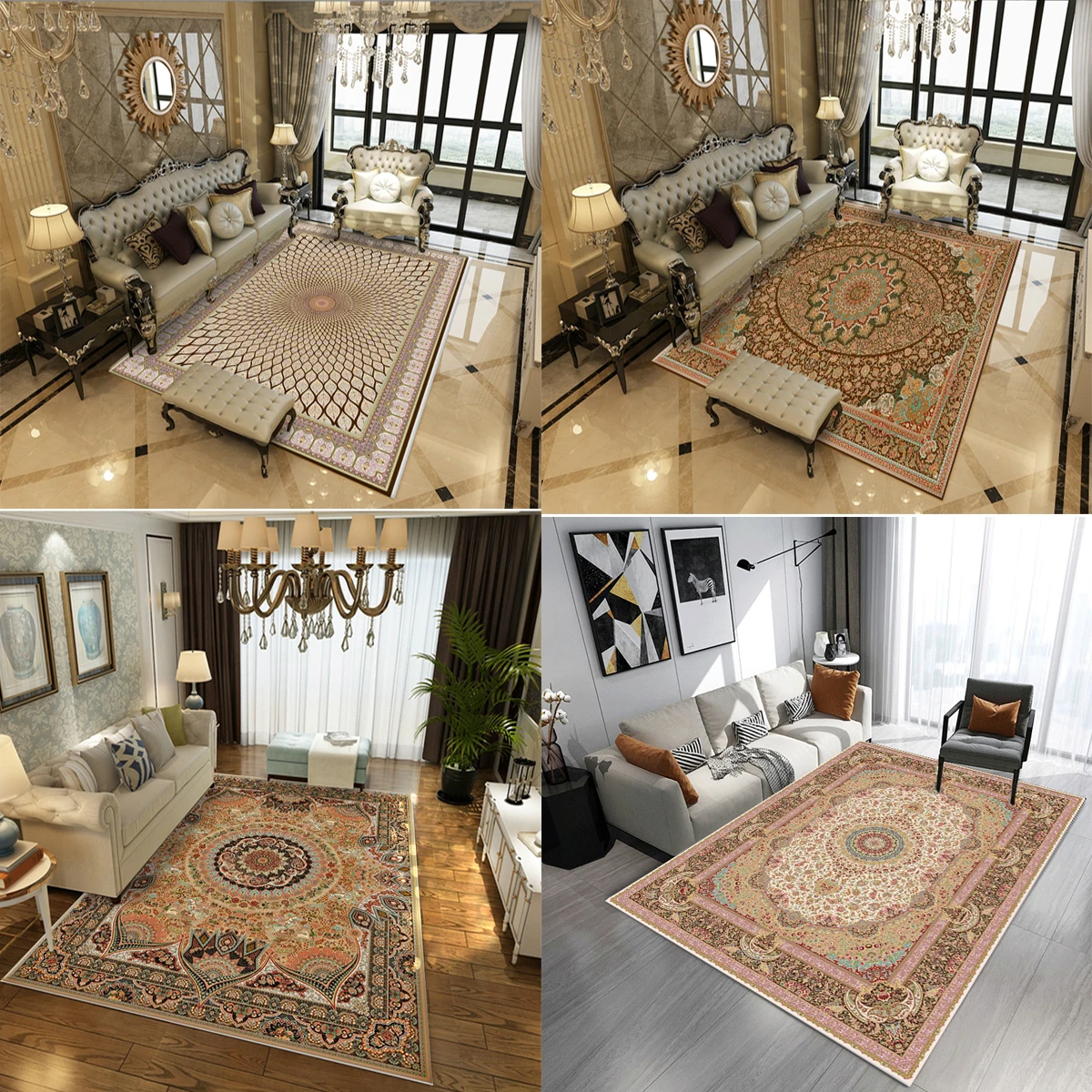  Economical Custom Design Crystal Velvet Dustproof 3d Printed Carpet