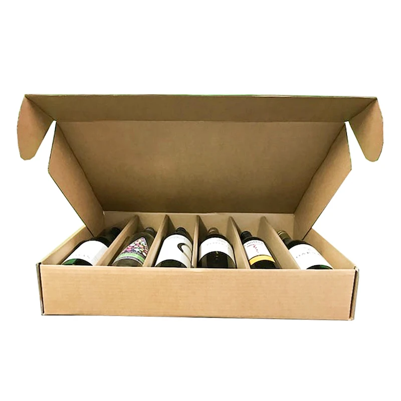 Corrugated Large Airplane Paper Box Shipping Package Custom Design and Size Folding Wine Paper Box