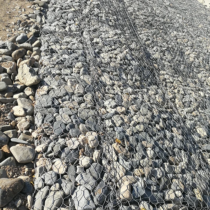 Direct factory woven wire mesh double twisted heavy galvanized pvc coated hexagonal wire netting 2x1x1 gabion box