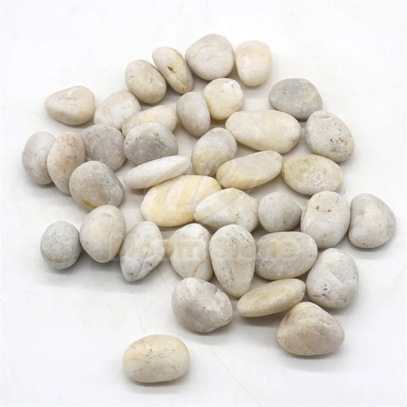 A Grade Polished White Pebbles