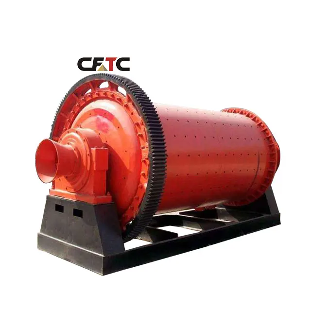 Small 1 ton 2 ton/hr gold ore fine powder grinding plant diesel engine ball mill price