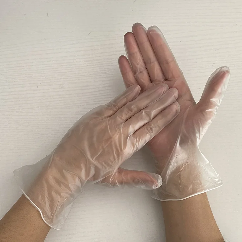 PVC Gloves Disposable Vinyl Safety Examination Household Gloves