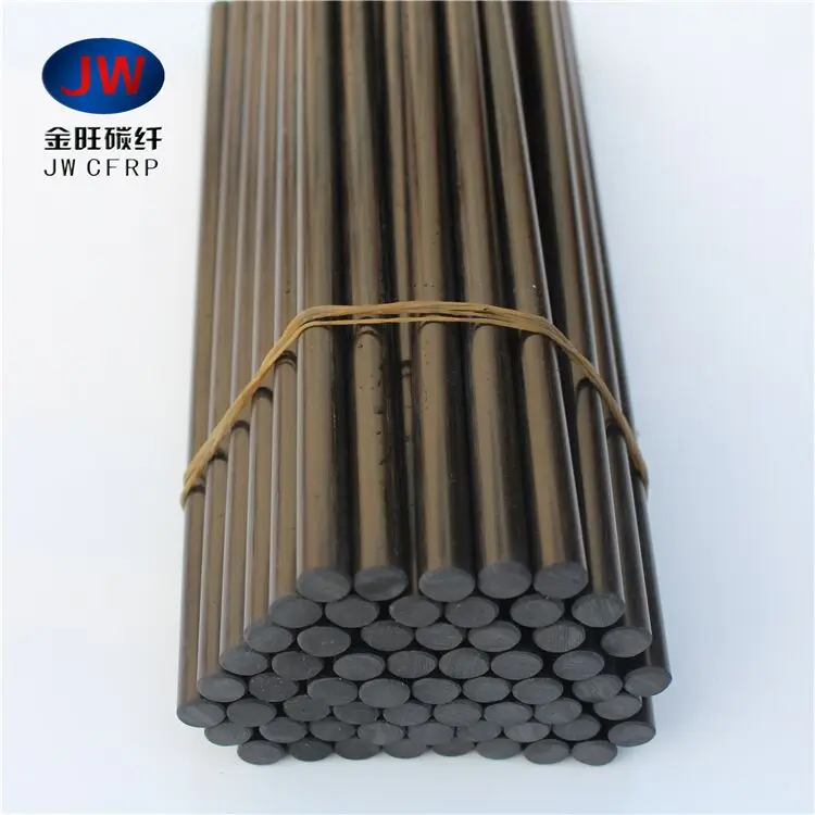 Customized Size Carbon Solid Fiber Rods Pultruded Carbon Fiber Rod 1mm 2mm 3mm 4mm 8mm 10mm
