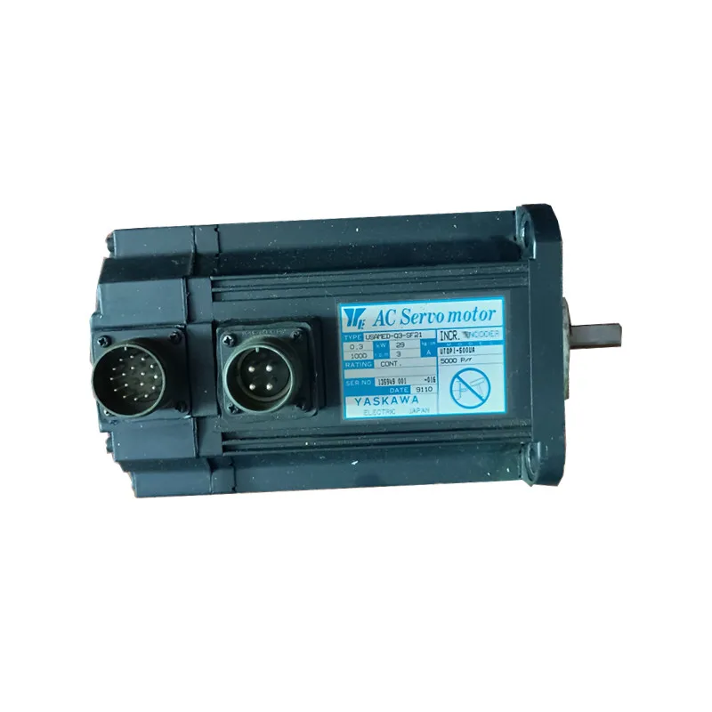 
 Yaskawa servo motor USAMED-03-SF21 used 80-90% new  