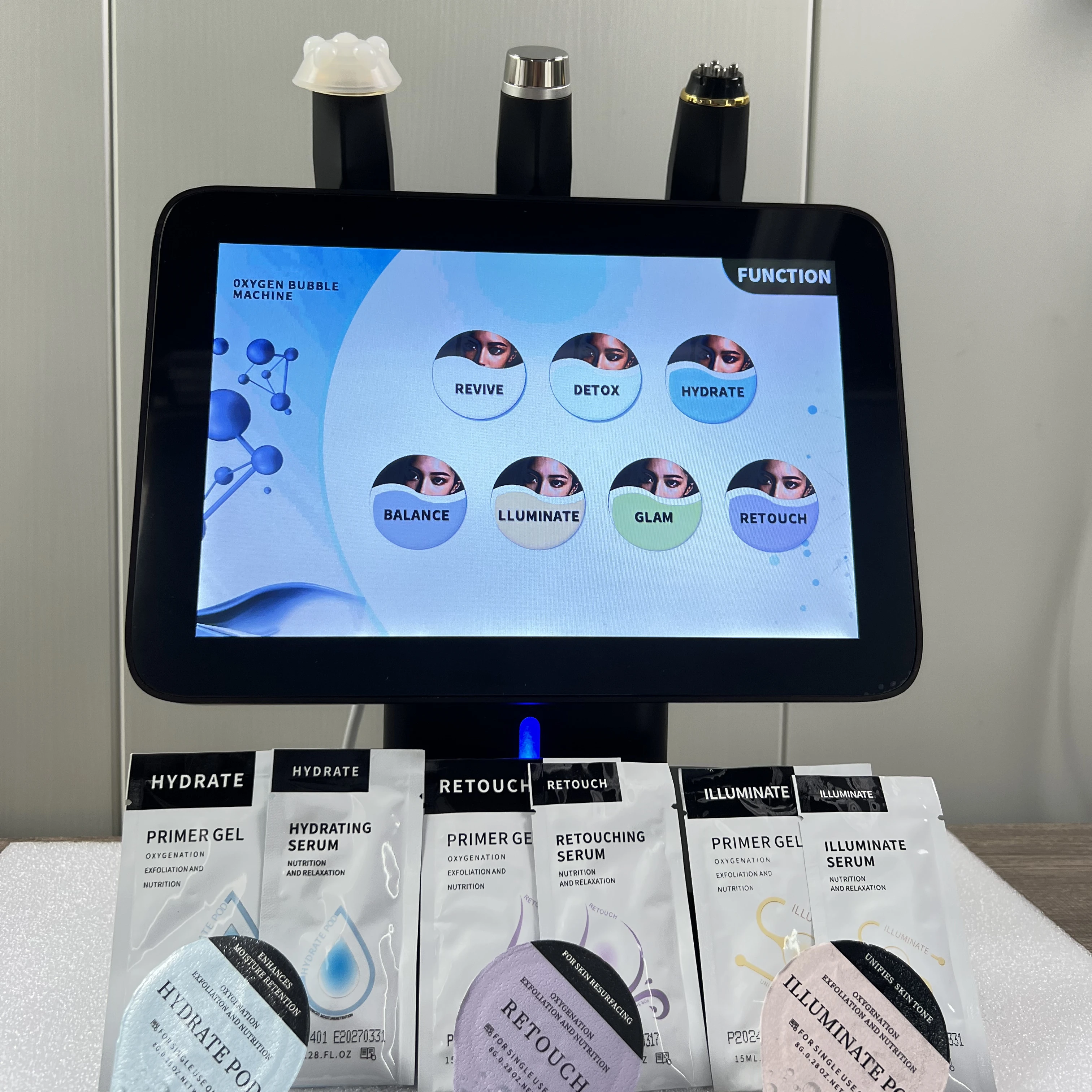 3 In 1 Oxygen Jet Peel Infusion Face Lift Tightening Beauty Skin Care CO2 Bubble Oxygenation Exfoliate Oxygen Facial Machine