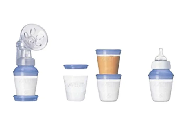 PP breast milk storage bottle Bpa Free Connect the converter to the breast pump storage bottles 180ml milk storage fridge bottle