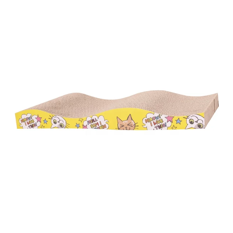 Corrugated Paper Catnip Cat Scratcher Kittens Scratching Board Mat Waved Scratching Post For Cats