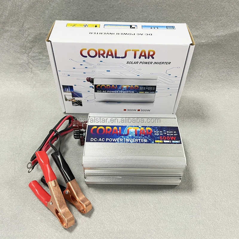  Export 500W car battery inverter 12V to 220V power