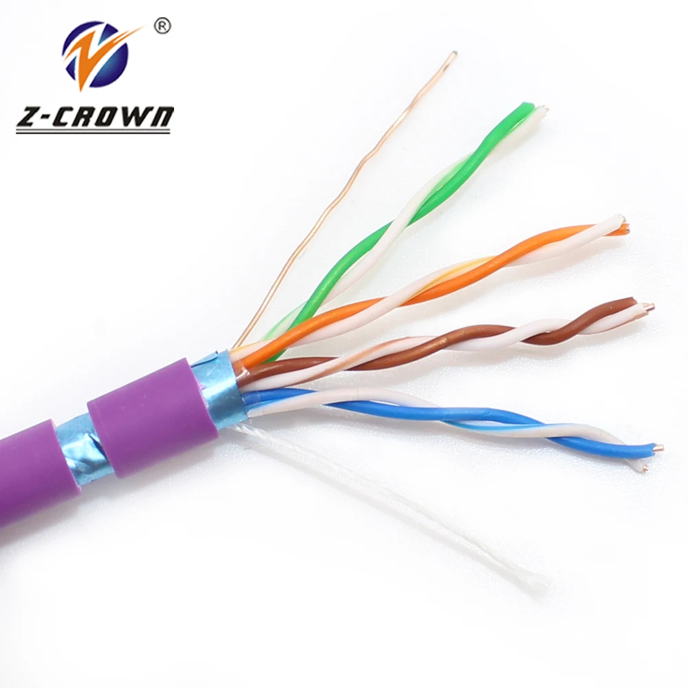 23AWG cat5 outdoor ftp cat5e cable black 305m