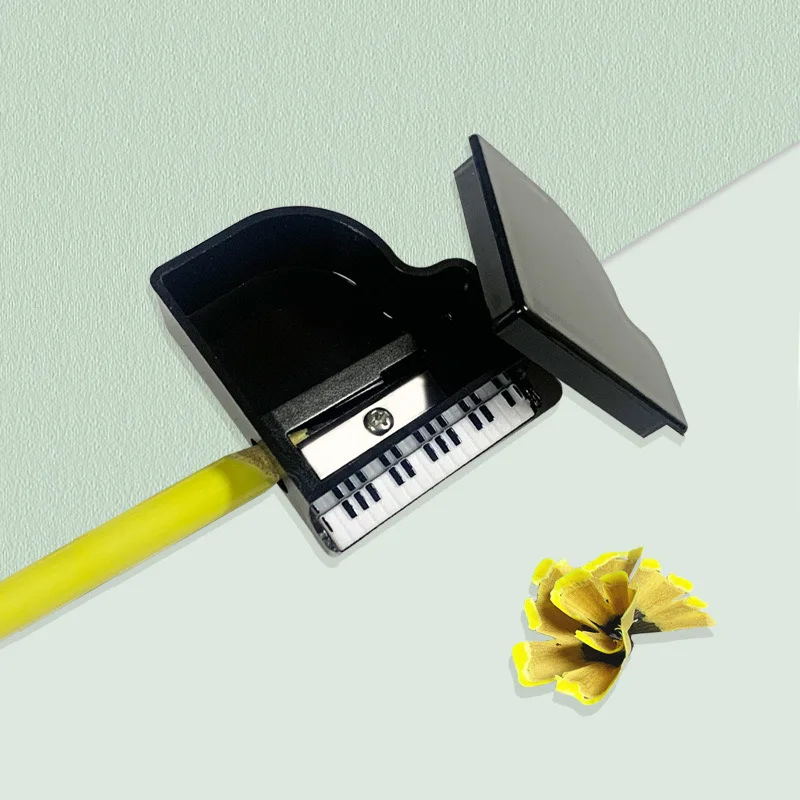 Eurolucky Fun Piano Shape Sharpener For Pencil Creative Stationery Plastic Pencil Sharpener Music Gift Pencil Sharpener