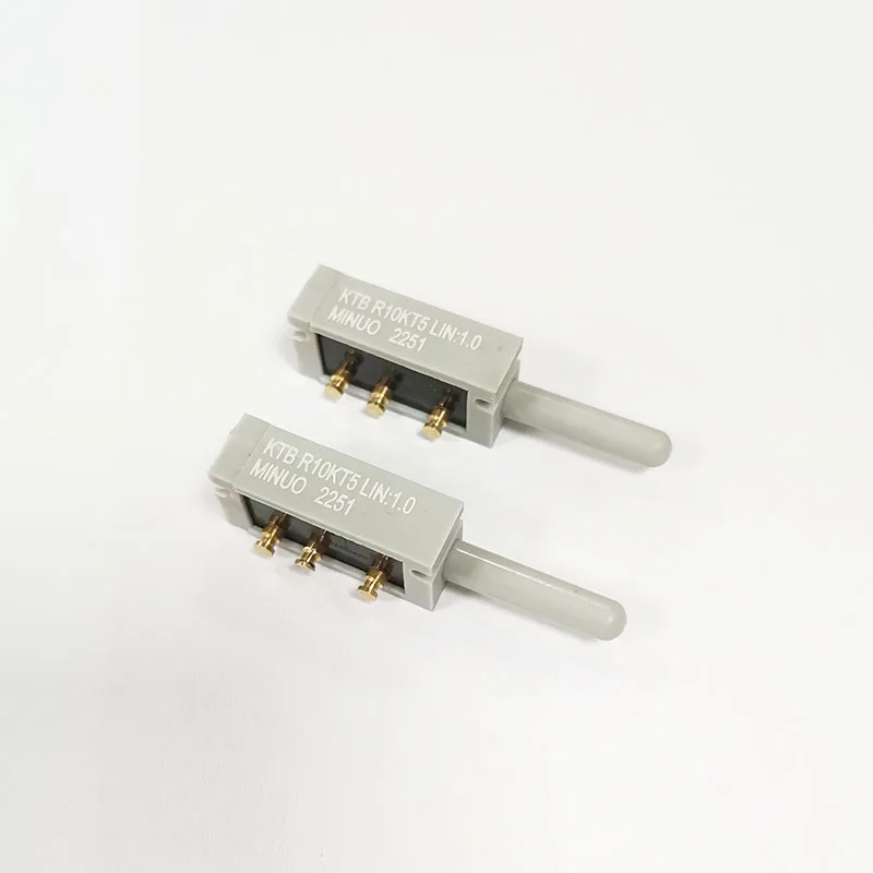 Model 404 Series 404 R 10K T5 L1.0 Spring Return Linear Actuation Conductive Plastic Position Sensor