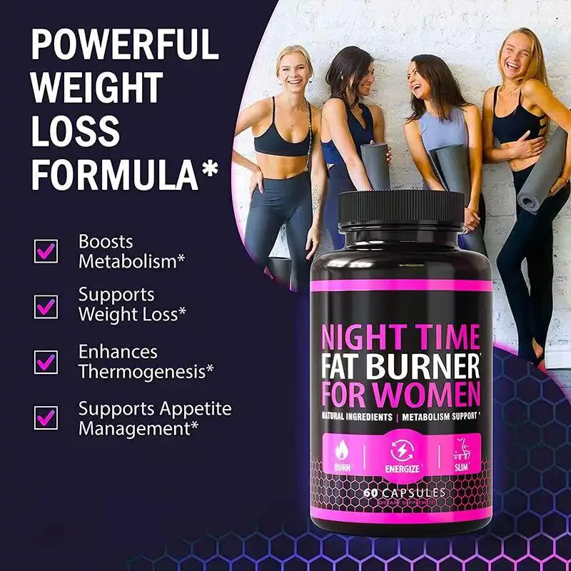 OEM Премиум ночное время сжигания жира капсулы для женщин