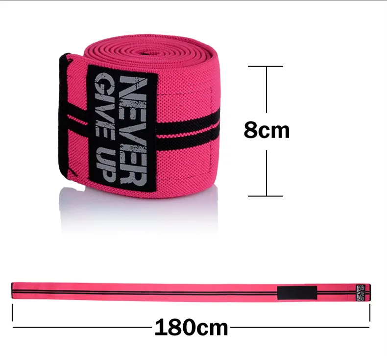 Knee elastic strap support protector women weightlifting exercise bodybuilding gym fitness wrist elbow knee wrap