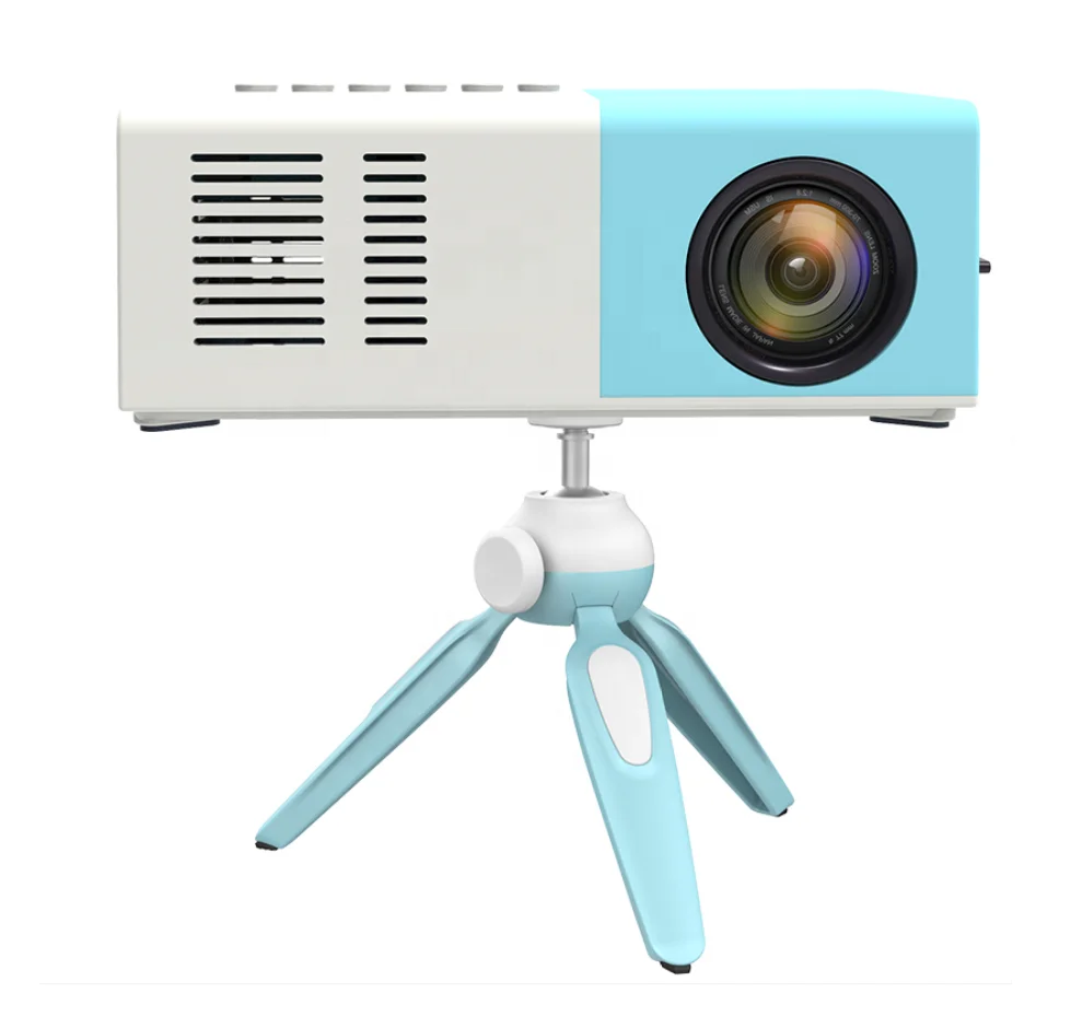 Dropshipping ServiceHot sale J9 home theater projector Christmas Halloween mini led projector+mini tripod