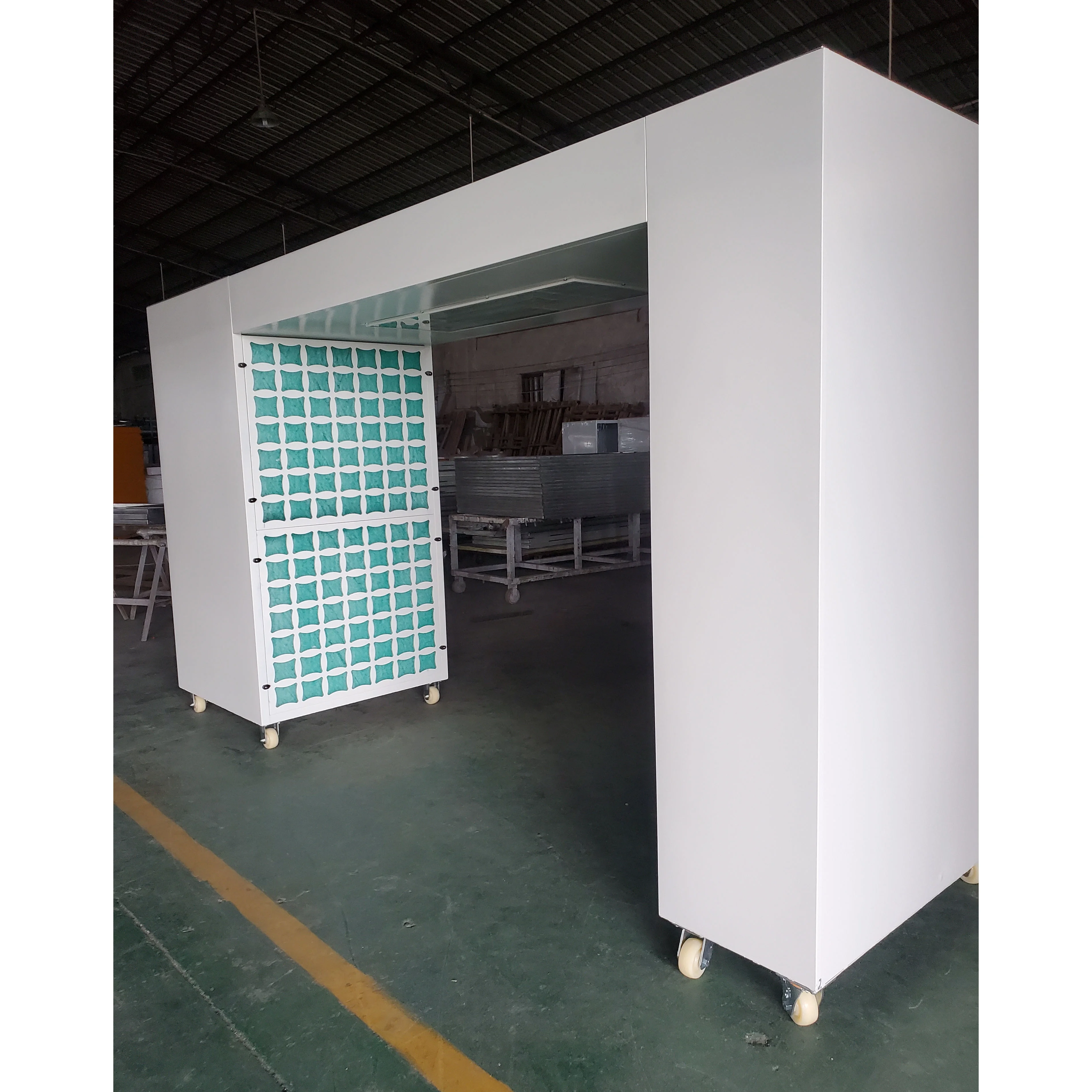 2022 hot sale Mobile Prep Station Dust Filter Booth For Car Paint Spray