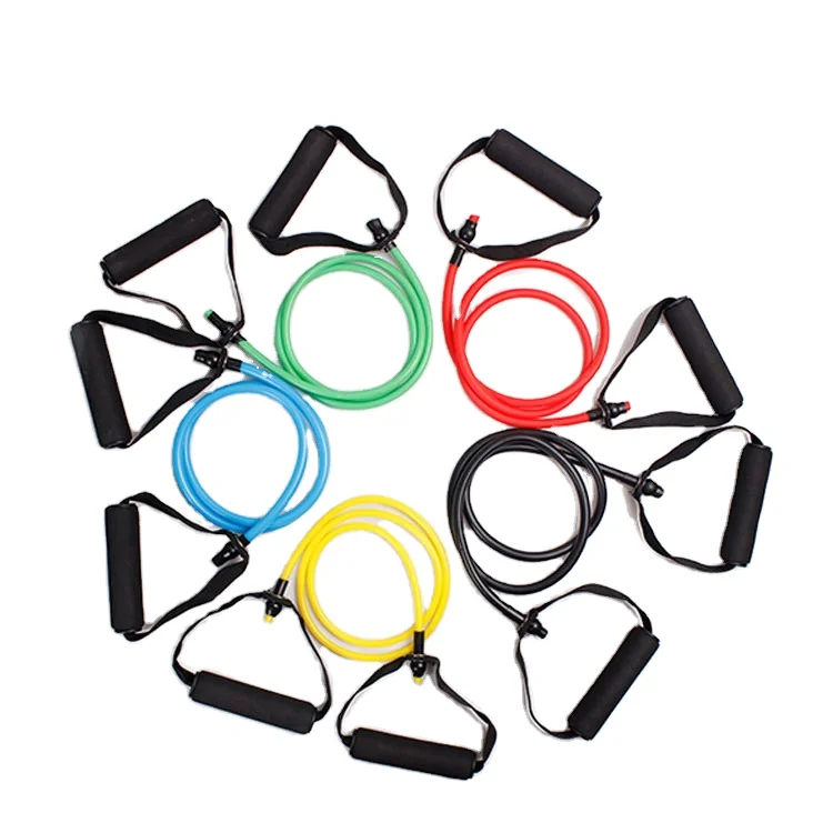 Yoga Fitness Resistance Latex Multifunctional Rally One Word Pull Rope Latex Elastic Rope