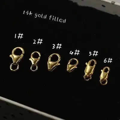 China Jewelry Accessories Supplier 14K Gold Filled Lobster Clasp
