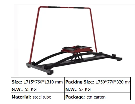 Cardio Fitness Equipment Ski Edge Machines Abdominal AB coaster Machine Simulator Machine Skiing