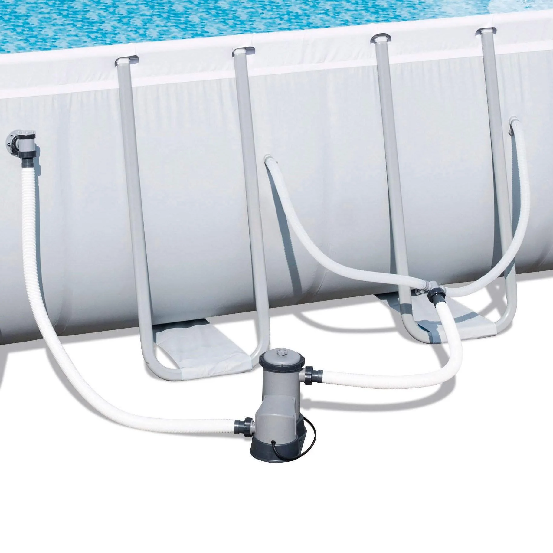 Outdoor Inflatable Rectangular Steel Frame Rectangular Easy Set Inflatable Swimming Pool Above Ground Pools For Family