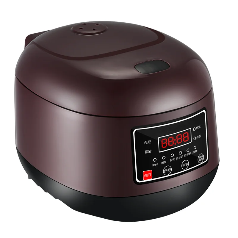 
3L Portable Fashion Cute Mini Travel Hotel Electric Automatic Chocolate Rice Cooker CE Square Rice Cooker Kitchen Appliance 