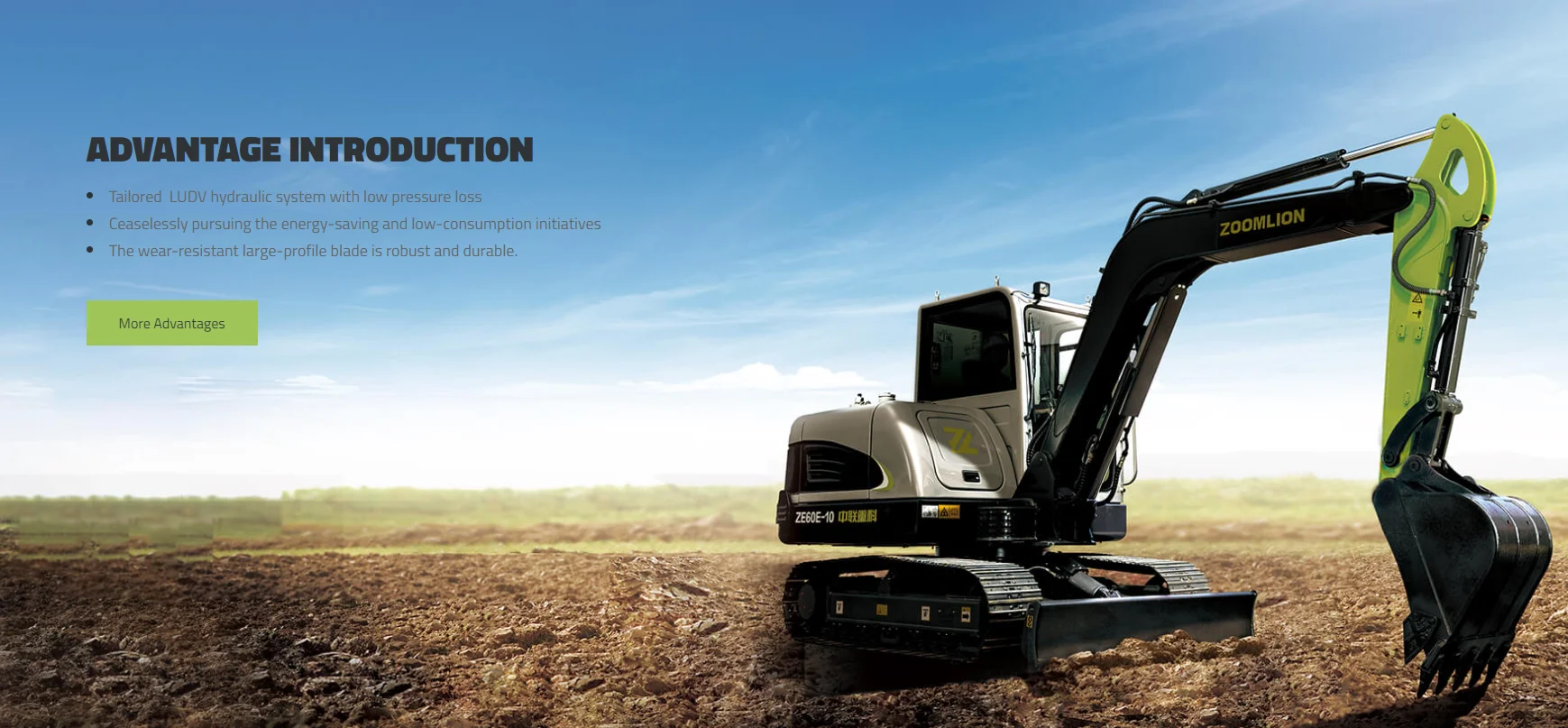 ZE60G zoomlion мини-экскаватор 6 тонн экскаватор гидравлический