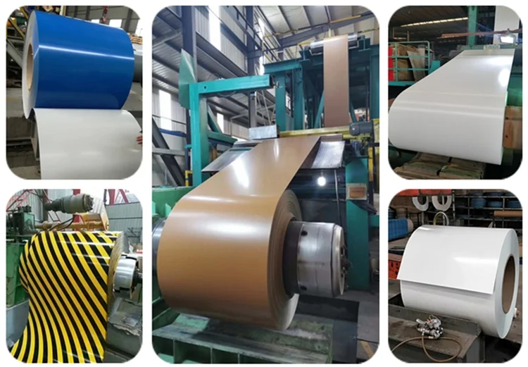 Standard Sizes Cold Rolled PPGI Color Prepainted Color Coated Aluminum Coil Sheet Galvanized Steel Coil