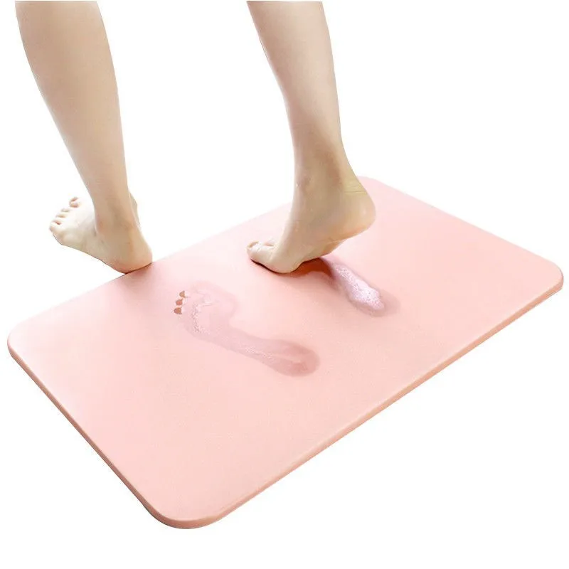 Chinese Factories Wholesale Anti-slip Absorb Diatomite Earth Bath Mat