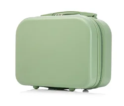 Custom Design mini suitcase luggage travel Storage bag promotion gift candy color small packing box Waterproof girl Makeup Case